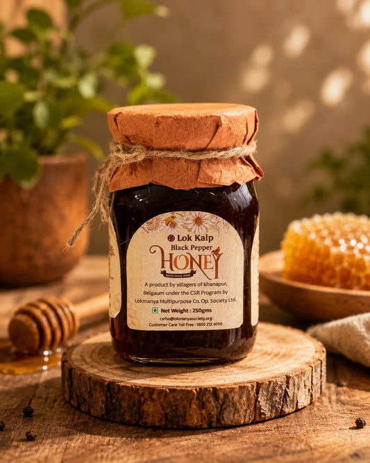 Lok Kalp Black Pepper Honey